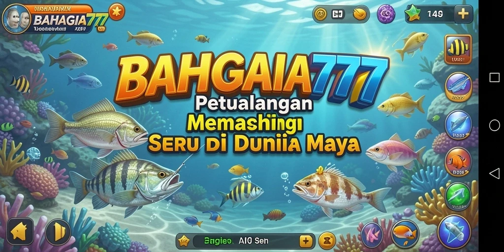 Tangkapan ikan yang megah dalam gameplay BAHAGIA777.
