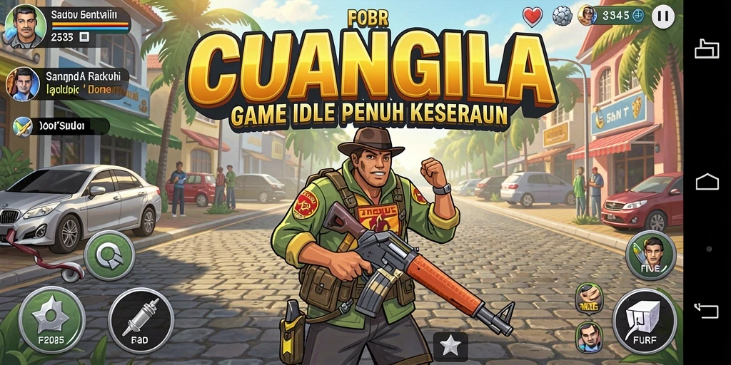 Tampilan gameplay CUANGILA yang seru dan penuh tantangan.