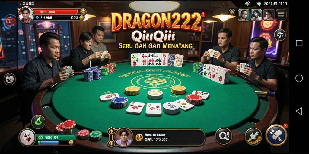 Tampilan gameplay QiuQiu yang menarik dan interaktif.