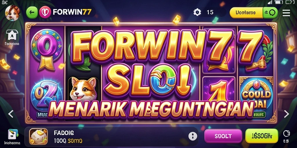 Screenshot FORWIN77 menunjukkan gameplay slot yang mengasyikkan dan menarik.