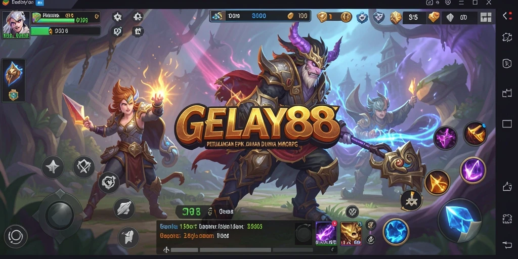 Tampilan gameplay GELAY88 yang seru dan menantang dalam petualangan MMORPG.