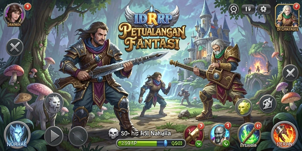 Tangkapan layar menampilkan gameplay seru dari IDRRP dalam petualangan yang mendebarkan.