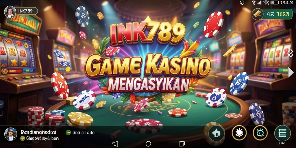 Tampilan screenshot INK789 menunjukkan keseruan permainan Kasino yang mendebarkan.
