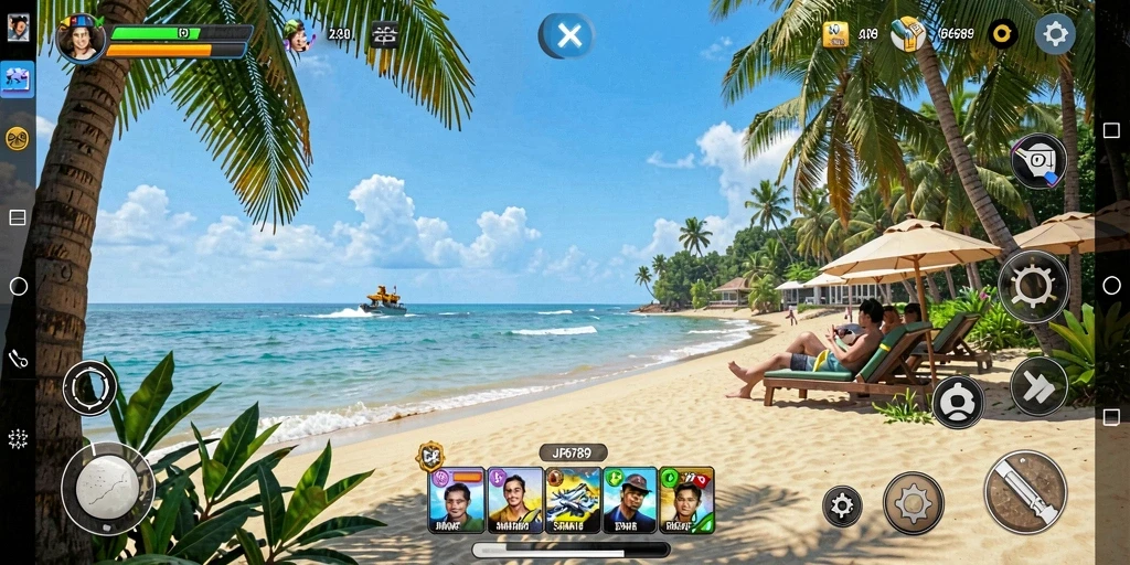 Tampilan gameplay menarik dalam JP6789 yang penuh warna.