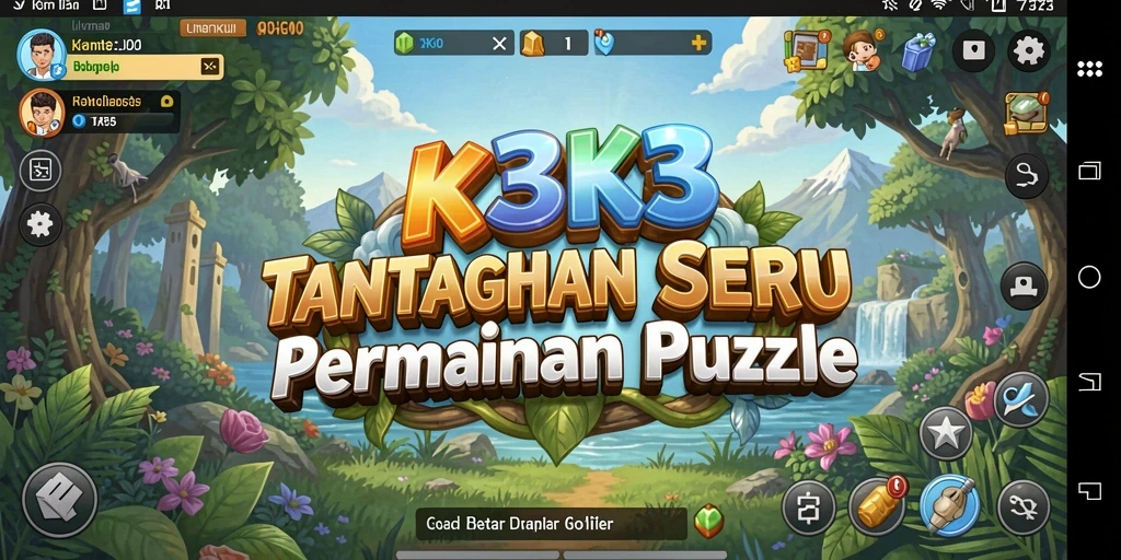 Screenshot dari gameplay K3K3 yang menyenangkan dan menantang.