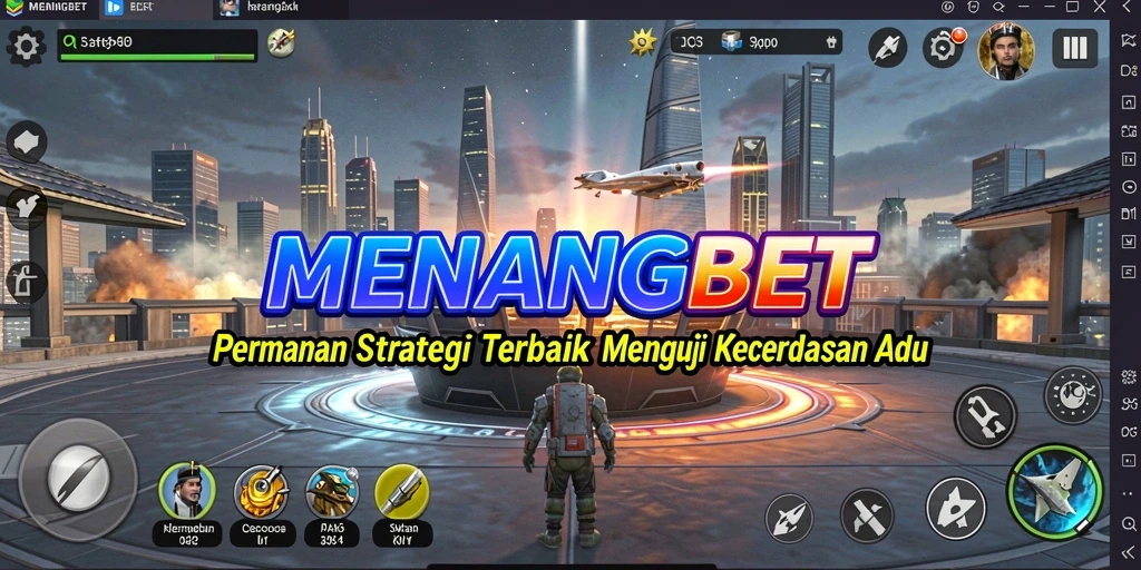 Tangkapan layar MENANGBET menampilkan aksi permainan strategi yang mendebarkan.
