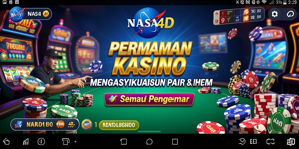 Tampilan gameplay menarik dari permainan Kasino di NASA4D.