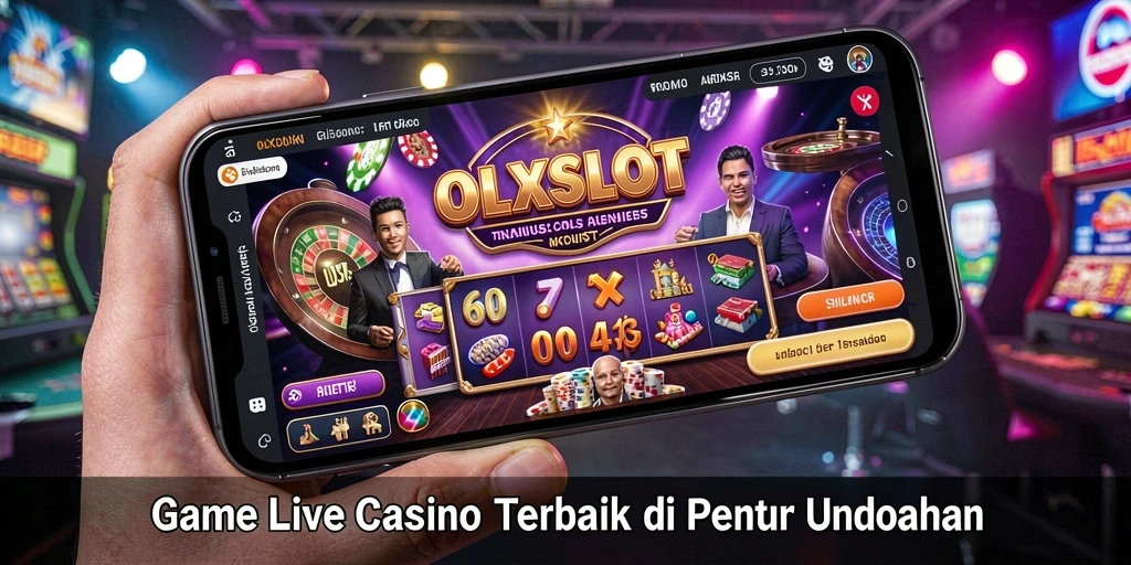 Tampilan gameplay Live Casino yang mendebarkan dan interaktif.