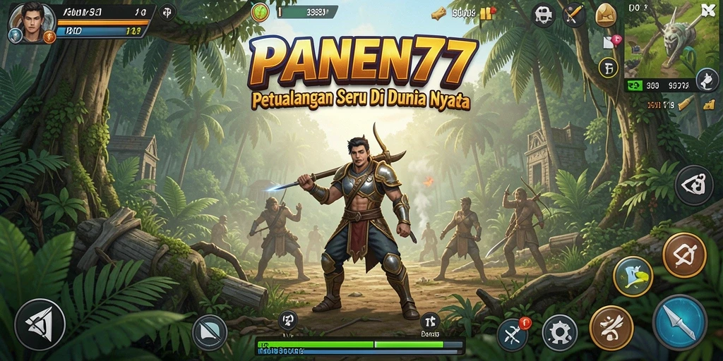 Tampilan gameplay seru dalam PANEN77 yang penuh petualangan.