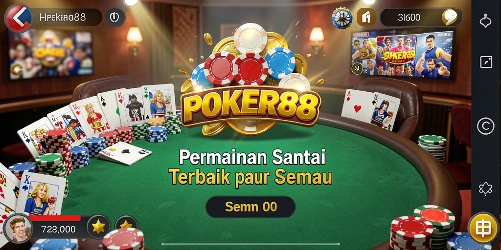 Gameplay POKER88 yang menarik dan interaktif.