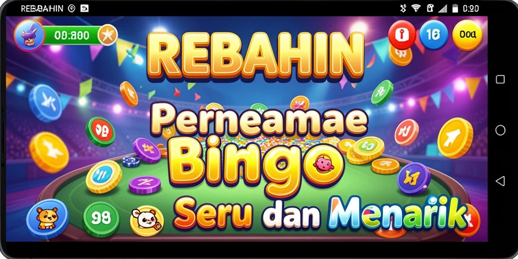 Tampilan gameplay seru dari aplikasi Bingo REBAHIN.