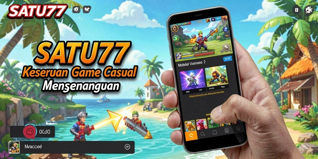 Screenshot gameplay SATU77 menampilkan momen seru saat menyelesaikan tantangan.