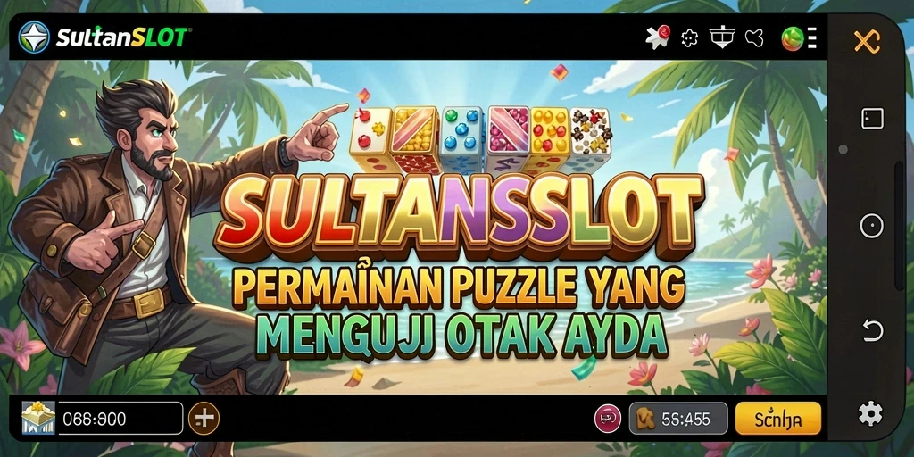 Tampilan gameplay seru dalam SULTANSLOT dengan teka-teki menantang.