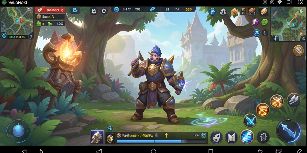 Tampilan gameplay VALOHOKI yang epik dan mendalam dalam dunia MMORPG.