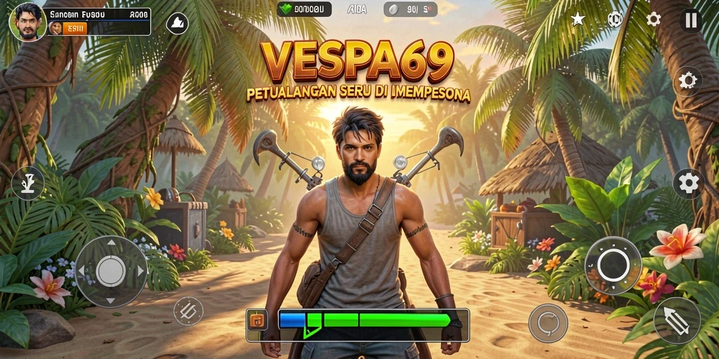 Menampilkan gameplay mendebarkan dari VESPA69 di dunia petualangan.